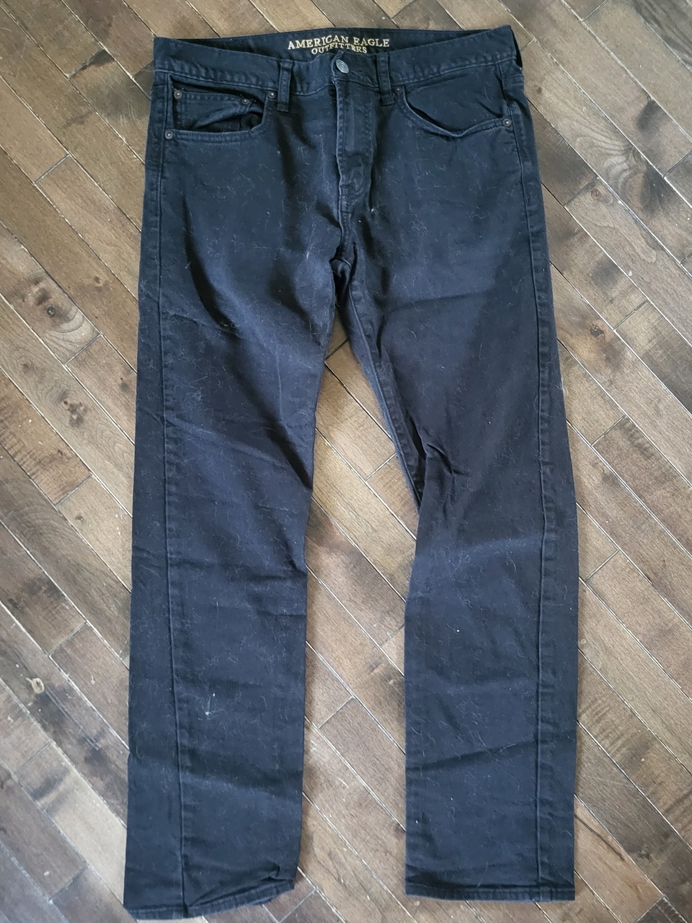 American Eagle Outfitters Men’s Black Straight Jeans